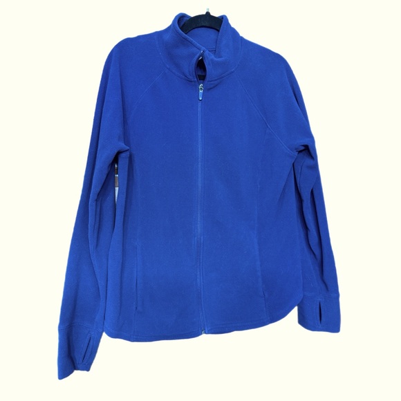 Old Navy Women's Navy Blue Fleece Jacket - Picture 1 of 4